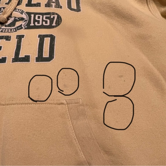 ‼️SOLD‼️ PACKERS Hoodie- LAMBEAU FIELD -in Gold/Green- Unisex- XXL 🏈 - Picture 8 of 16